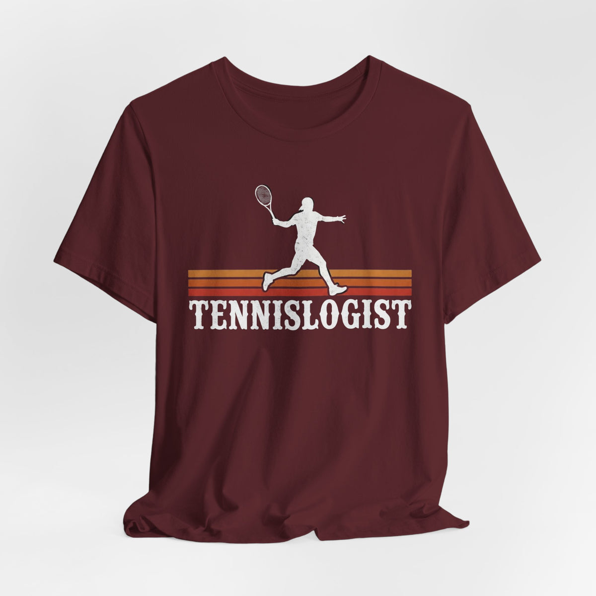 Tennislogist T‑Shirt – Retro Tennis Player Graphic Tee for Coaches & Fans