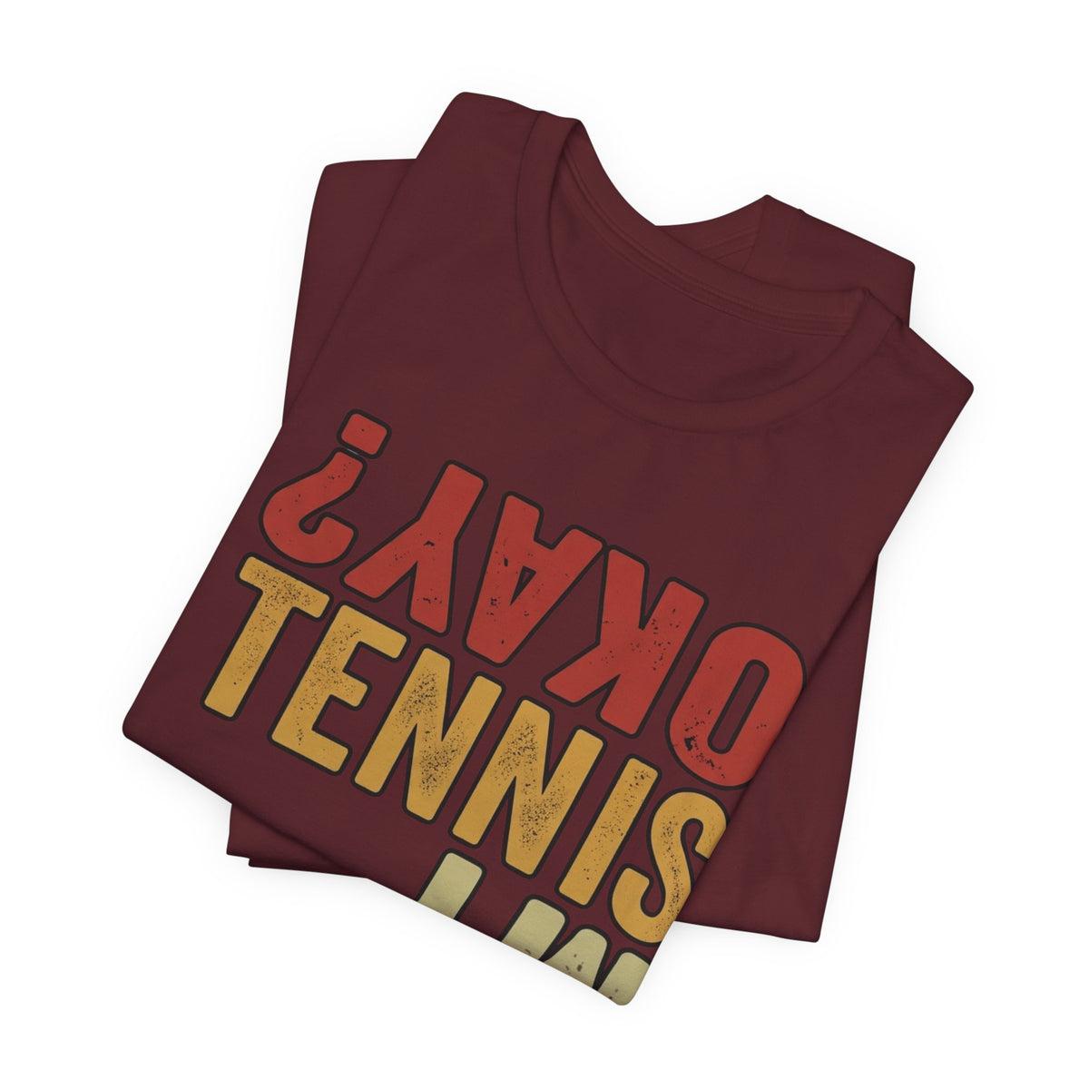Tennis Is My Okay? Tee — Retro Tennis Graphic T-Shirt