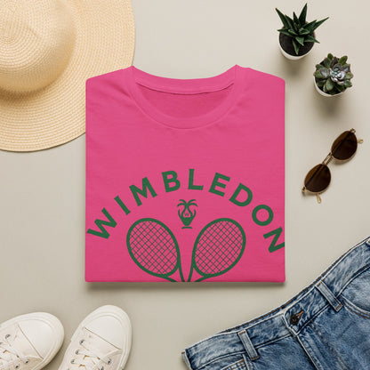 Wimbledon 2026 Tennis T‑Shirt — Vintage Rackets London Logo