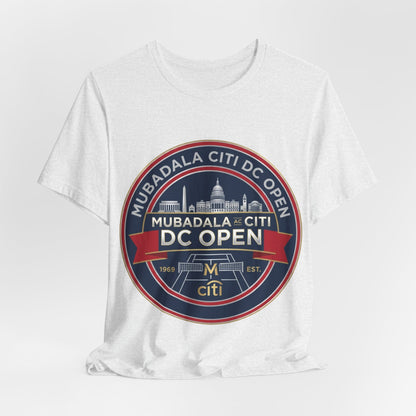 DC Open Tennis Tee — 'Mubadala Citi DC Open' Vintage Badge Shirt