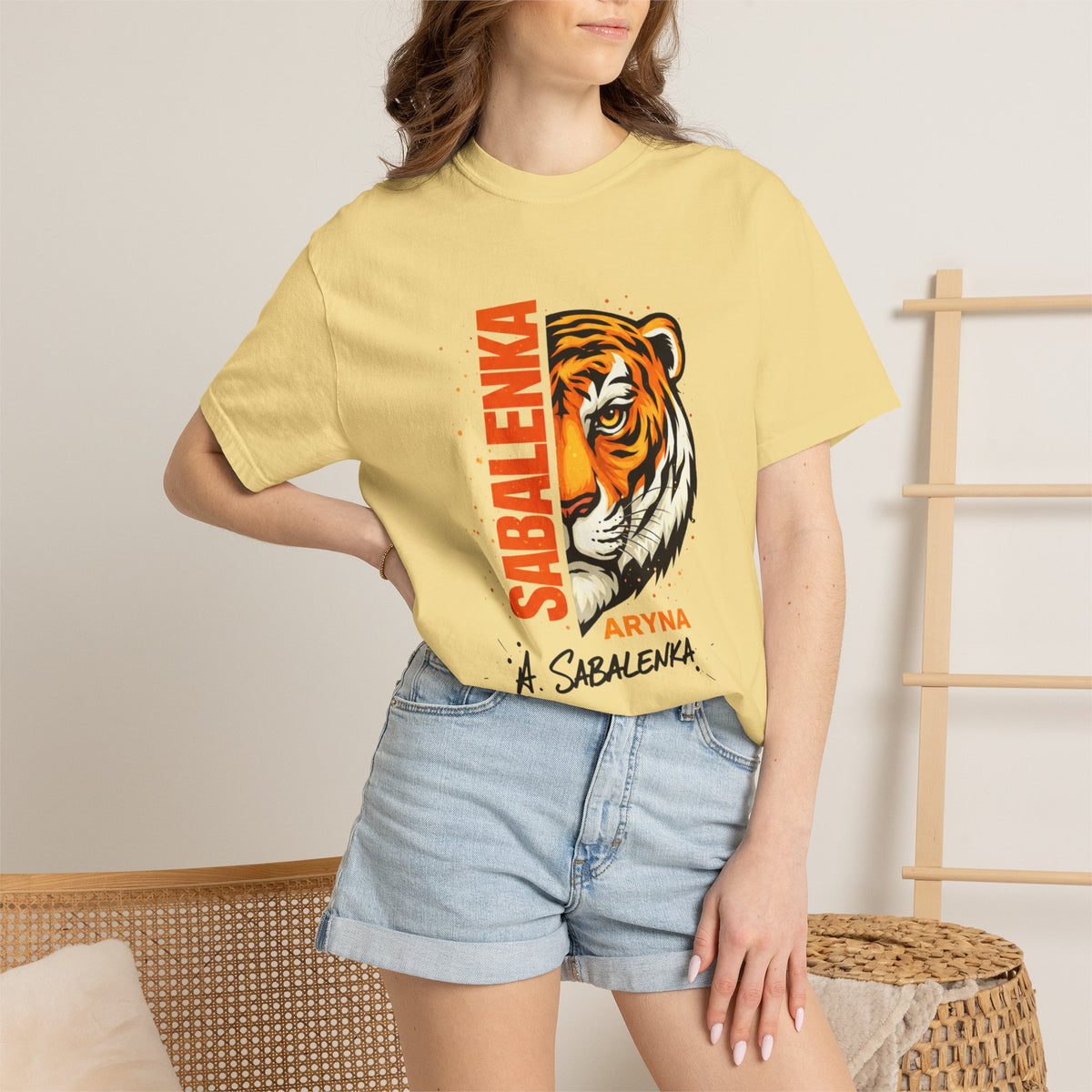 Aryna Sabalenka Tiger T-Shirt — Sabalenka Tennis Fan Tee