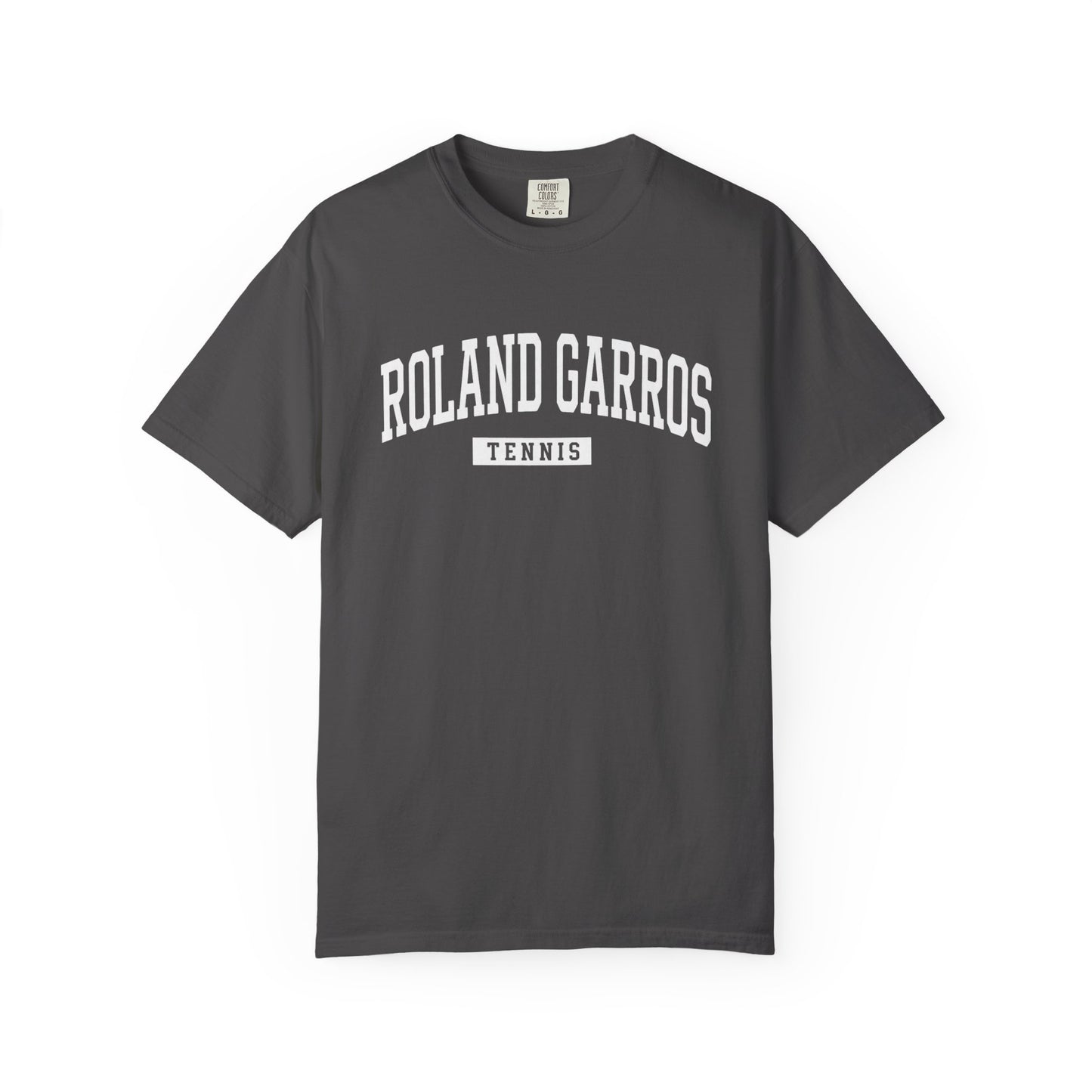 Roland Garros Retro Tennis Tee — Paris 2026 Garment-Dyed Court Shirt