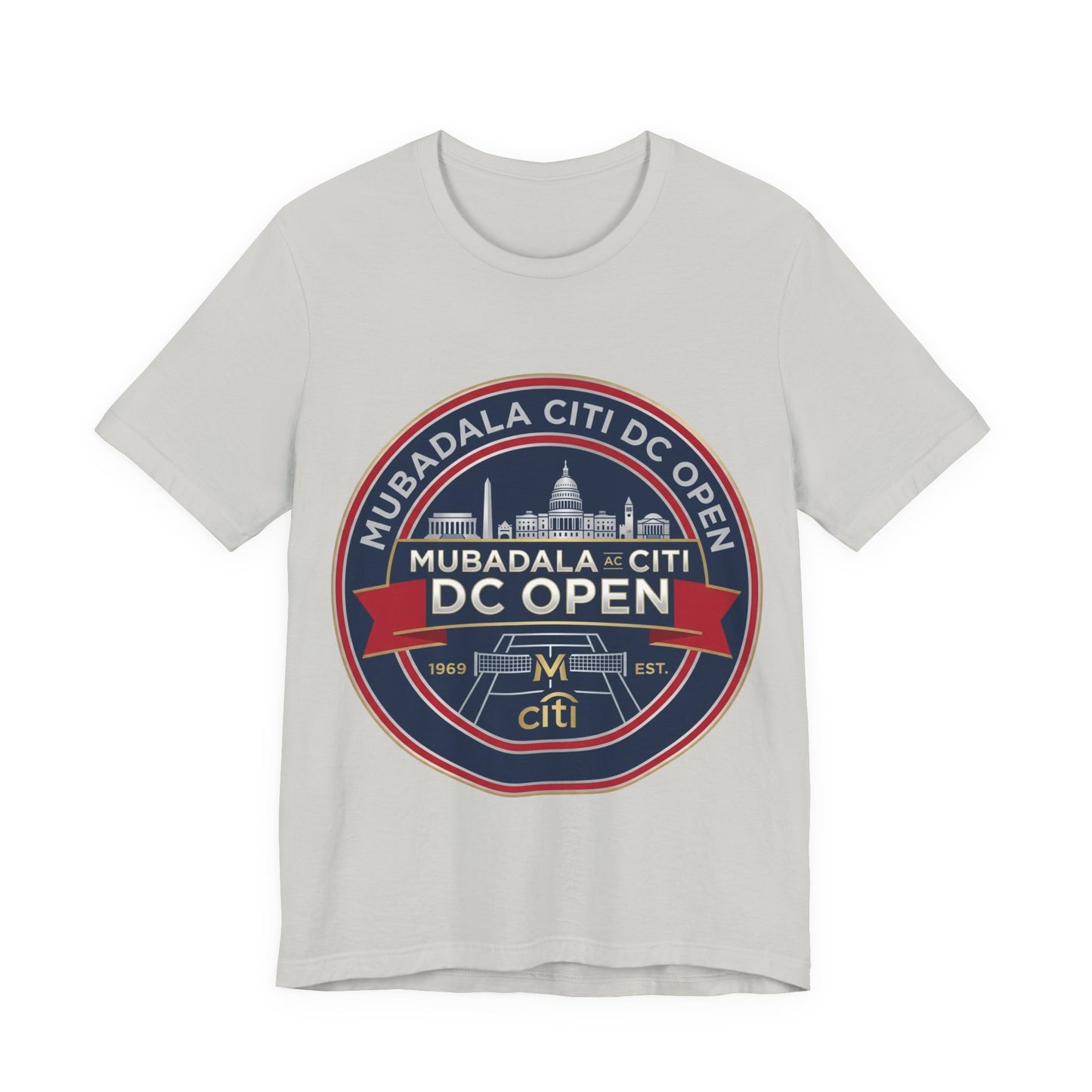 DC Open Tennis Tee — 'Mubadala Citi DC Open' Vintage Badge Shirt