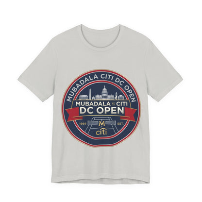 DC Open Tennis Tee — 'Mubadala Citi DC Open' Vintage Badge Shirt