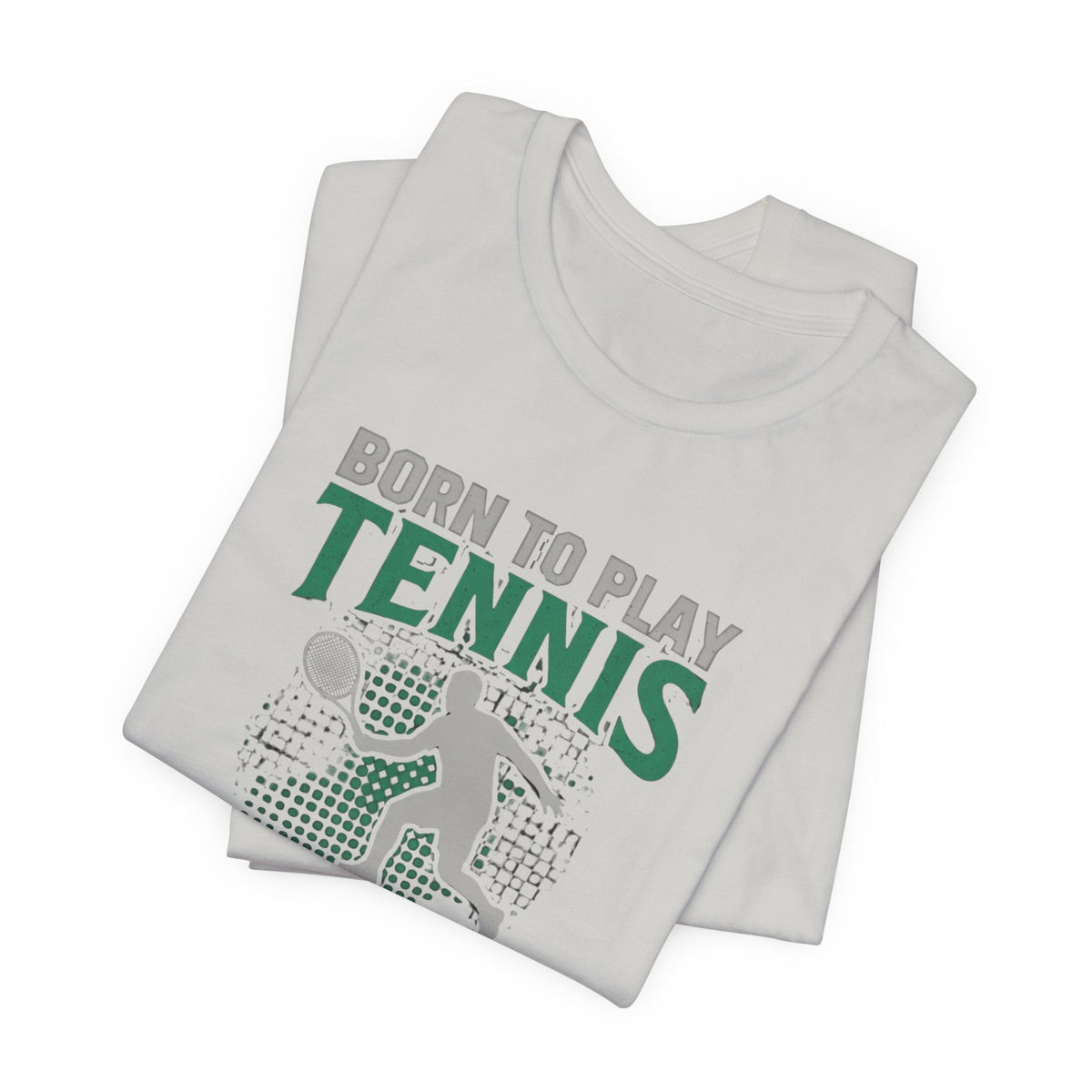 T-Shirt — "Born to Play Tennis, Forced to Go to School" Youth Tennis Tee