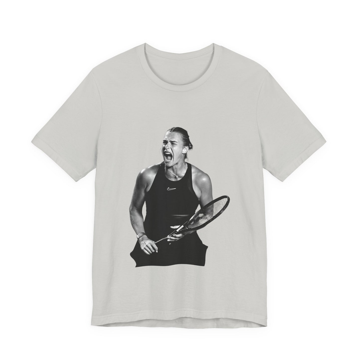 Tennis Player Sabalenka Graphic Tee — Energetic Champion Tennis T‑Shirt