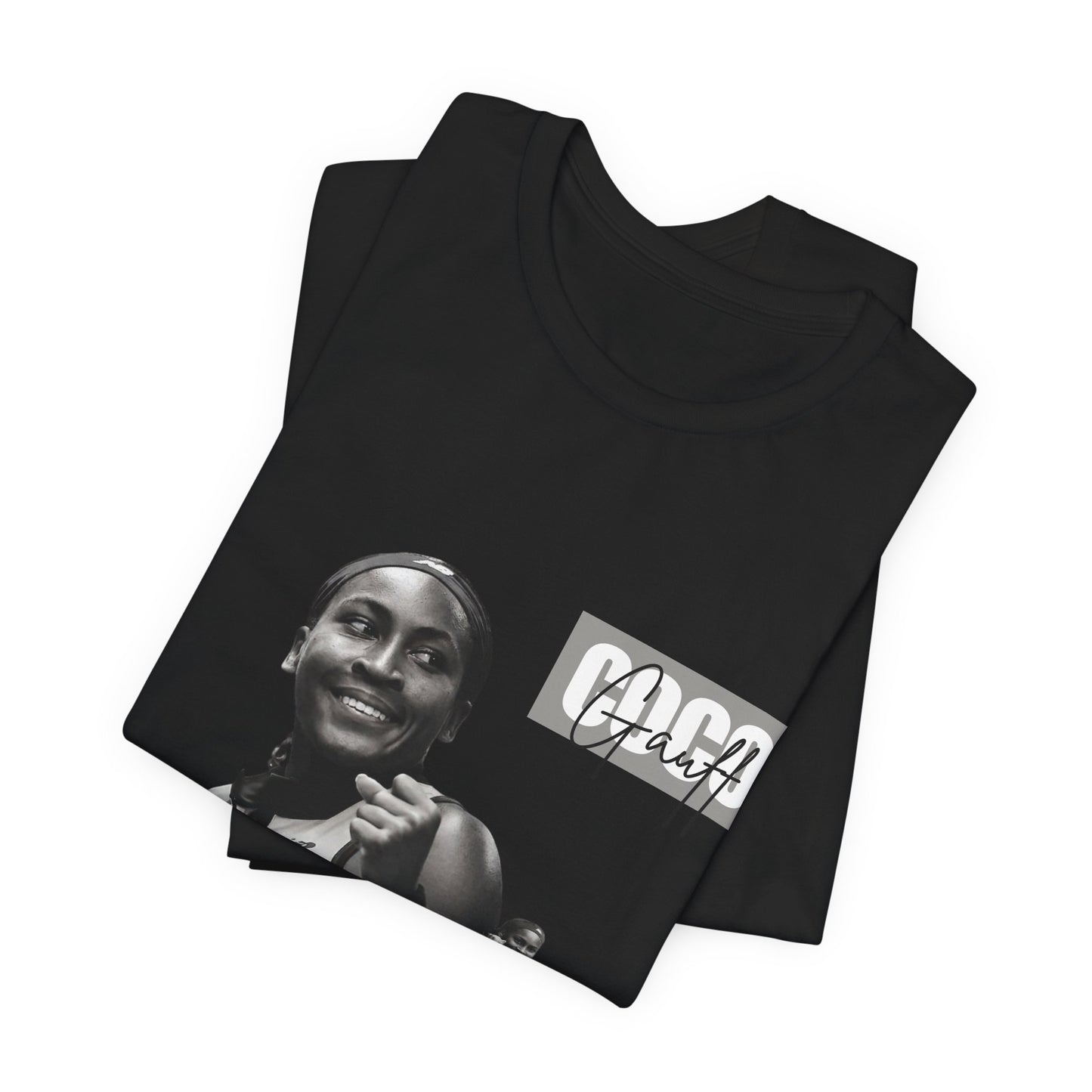 GOGP Graphic Tee — Black & White Motivational Photo T-Shirt