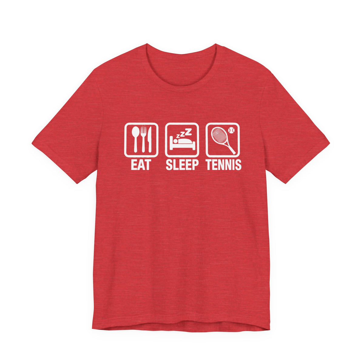 Tennis Tee — "Eat Sleep Tennis" Graphic Shirt