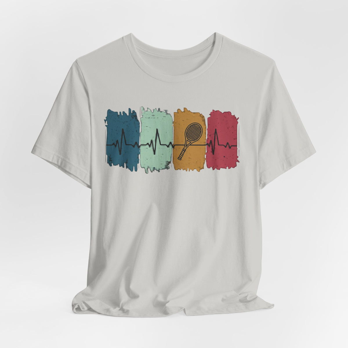 Drum Heartbeat T-Shirt – Retro Brushstroke Drumstick Heartbeat Tee