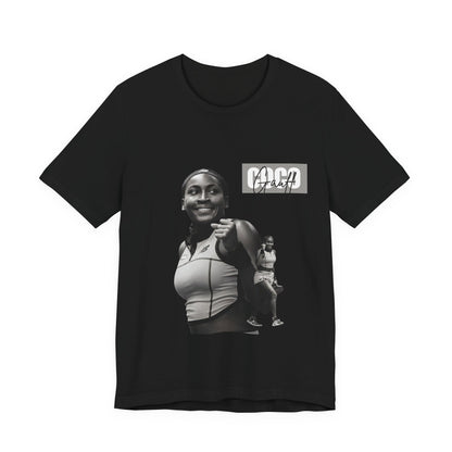 GOGP Graphic Tee — Black & White Motivational Photo T-Shirt