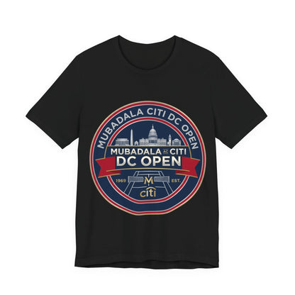 DC Open Tennis Tee — 'Mubadala Citi DC Open' Vintage Badge Shirt