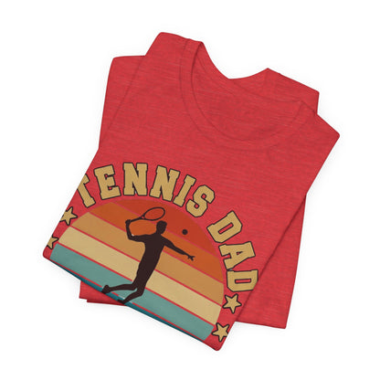 Tennis Dad Tee - "Like a Regular Dad but Cooler" Retro Tennis Father's Day Shirt