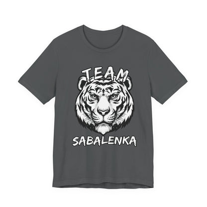 Team Sabalenka Tiger T-Shirt — Tennis Fan Tee