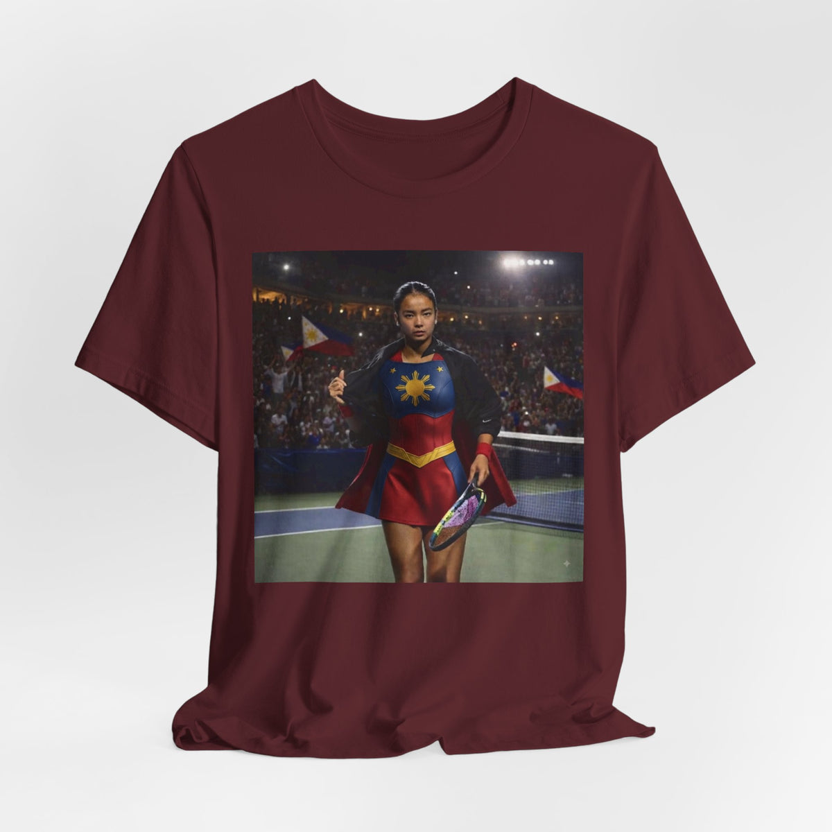 Alex Eala Tennis T‑Shirt — Filipino Tennis Star Photo Tee