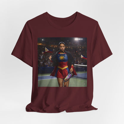 Alex Eala Tennis T‑Shirt — Filipino Tennis Star Photo Tee