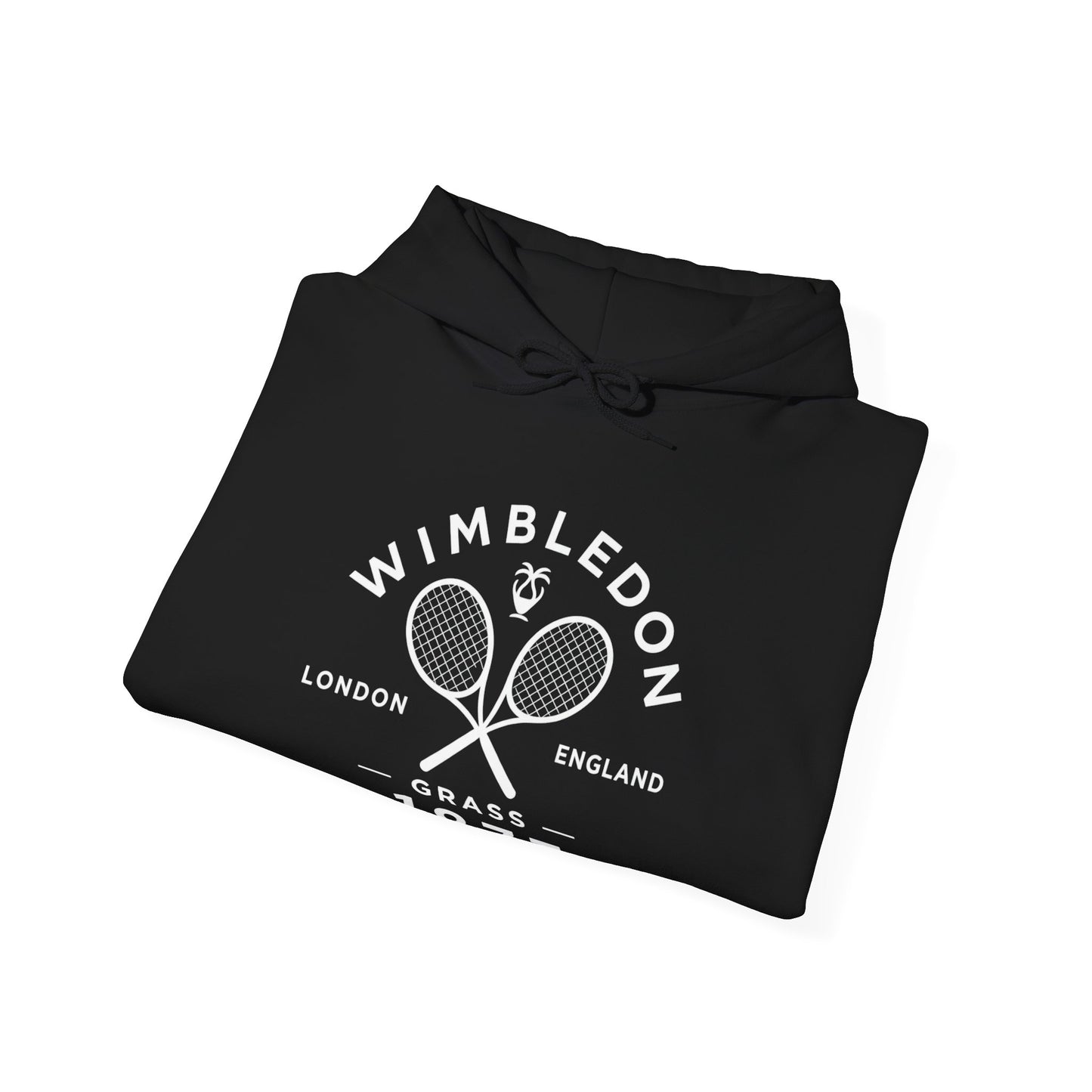 Wimbledon 1877 Tennis Hoodie — Classic Racquets Logo Pullover
