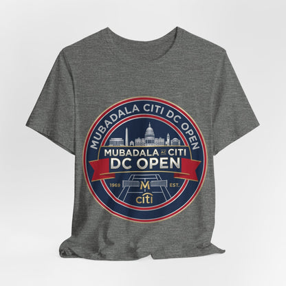 DC Open Tennis Tee — 'Mubadala Citi DC Open' Vintage Badge Shirt