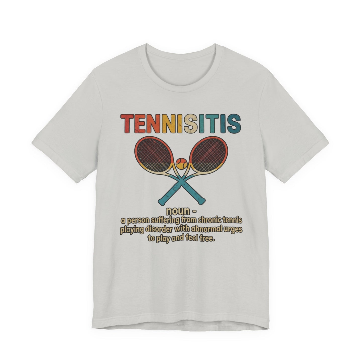 Tennisitis T-Shirt – Vintage Tennis Rackets Graphic Tee