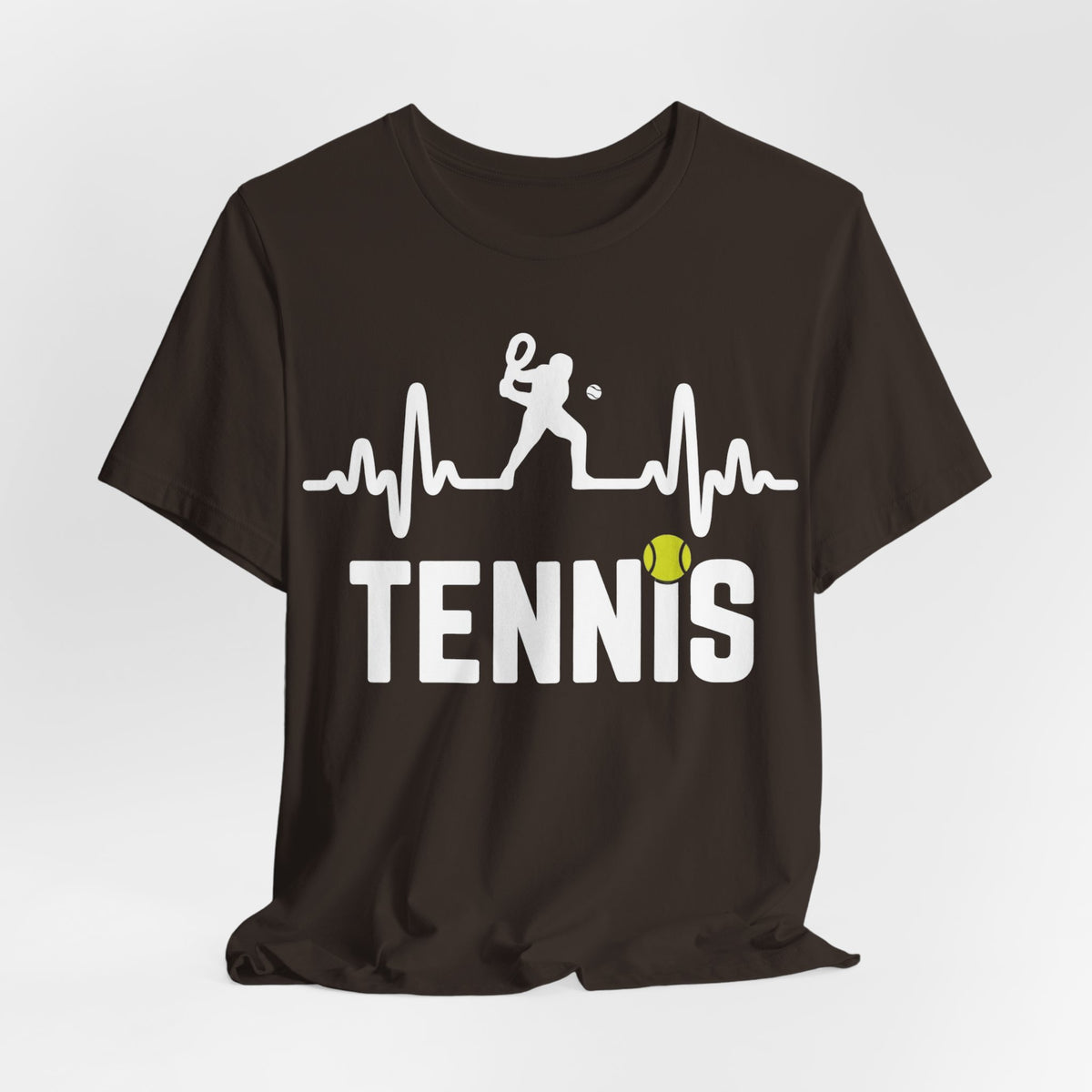 Tennis Pulse Tee — Heartbeat Tennis Player Graphic Shirt