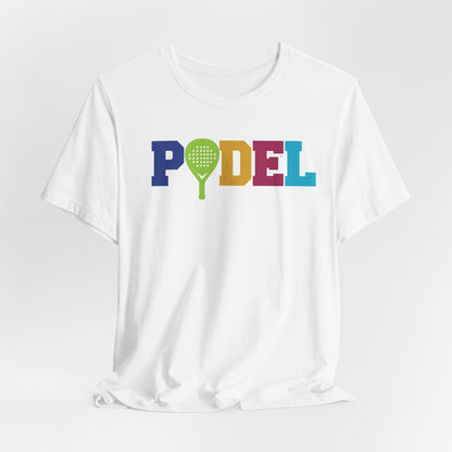 PÖDEL Paddle Tee – Colorful Pickleball Graphic T-Shirt