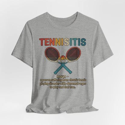 Tennisitis T-Shirt – Vintage Tennis Rackets Graphic Tee
