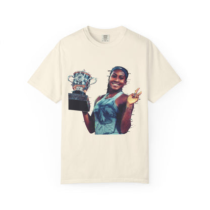 T-Shirt — Coco Gauff Champion Photo Tee