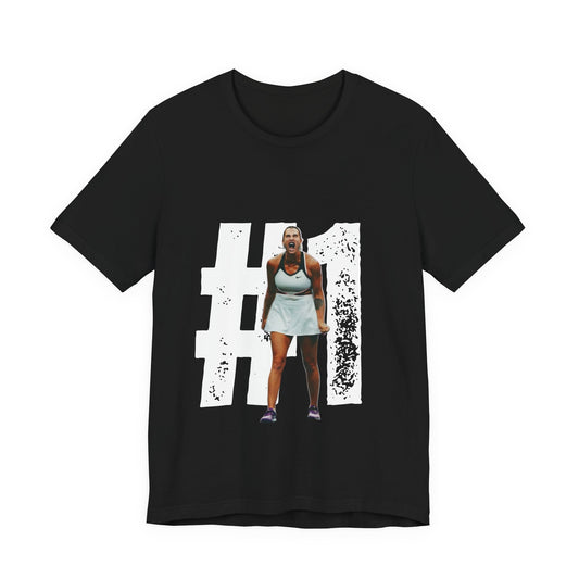 Tennis Player Graphic Tee — Fierce Court Celebration Shirt