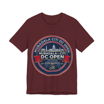 DC Open Tennis Tee — 'Mubadala Citi DC Open' Vintage Badge Shirt