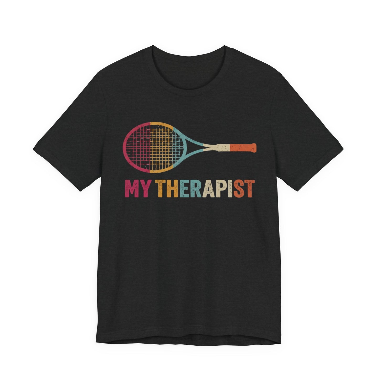 Tennis 'My Therapist' Graphic Tee — Funny Tennis Player Gift