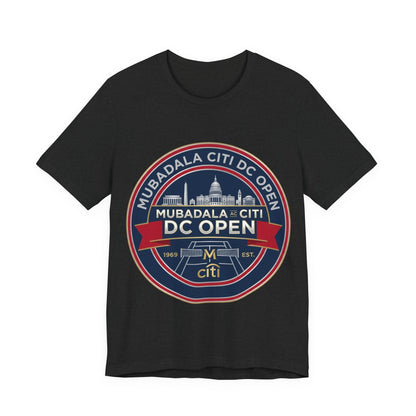DC Open Tennis Tee — 'Mubadala Citi DC Open' Vintage Badge Shirt