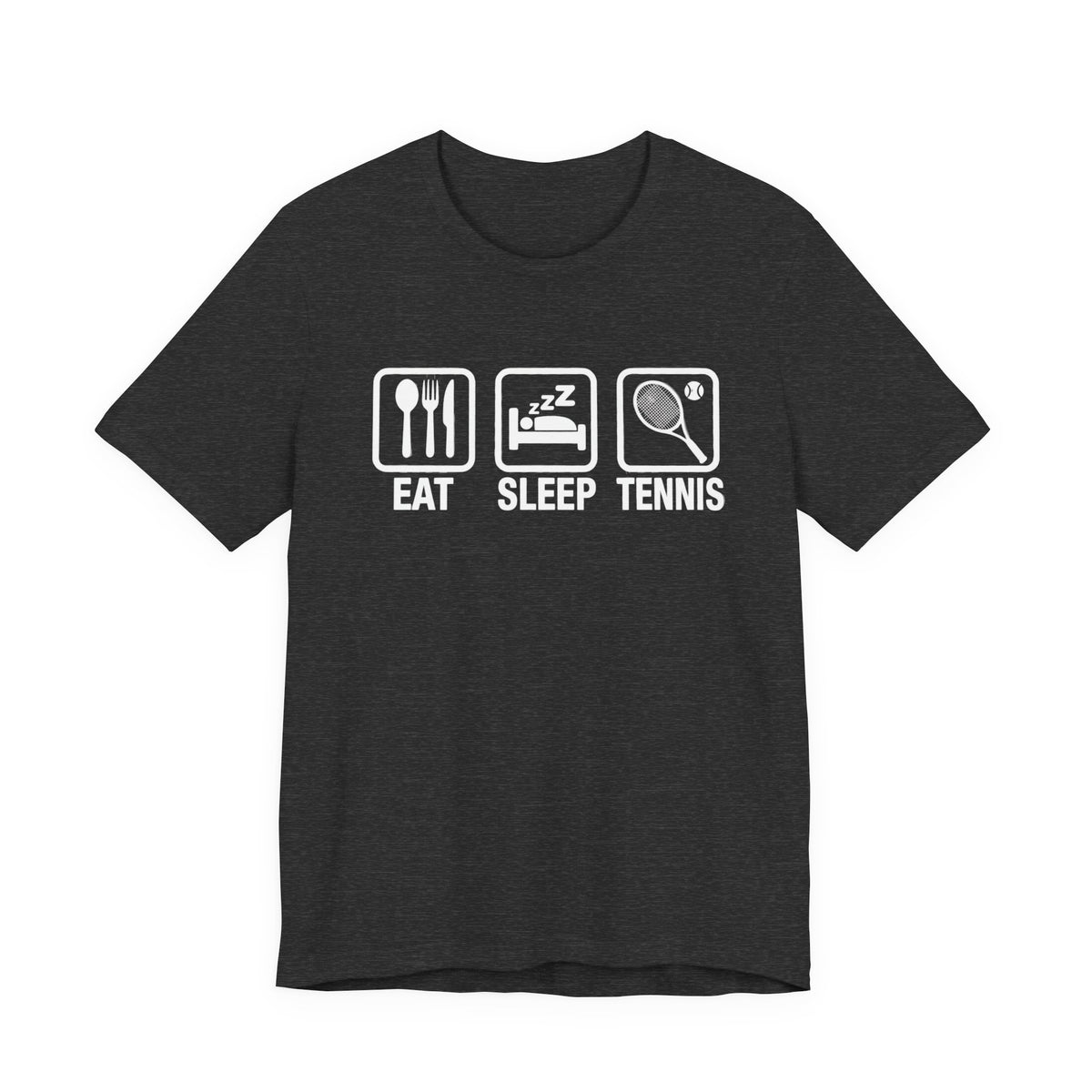 Tennis Tee — "Eat Sleep Tennis" Graphic Shirt