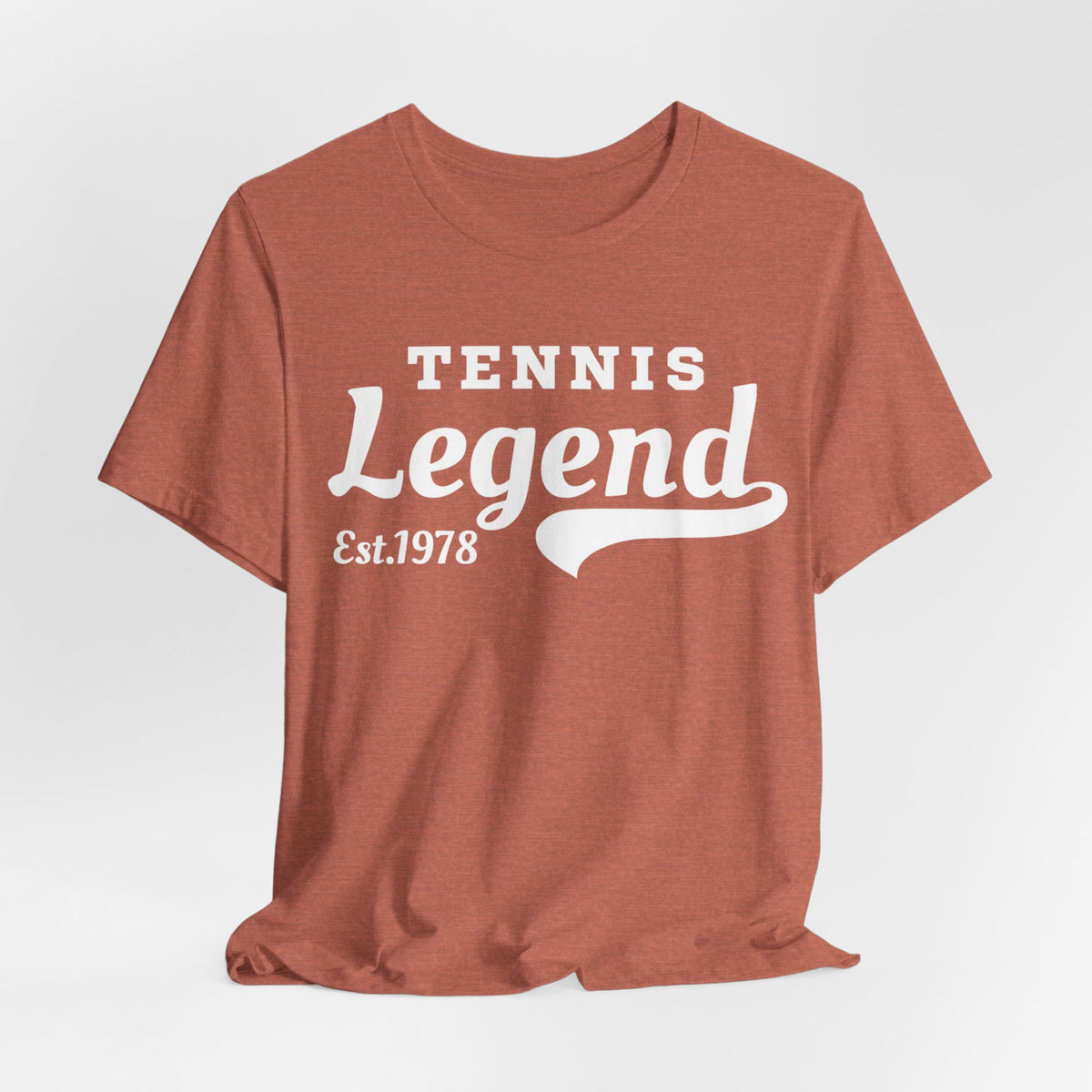 Tennis Legend Tee – Retro "Tennis Legend Est. 1978" Graphic Shirt