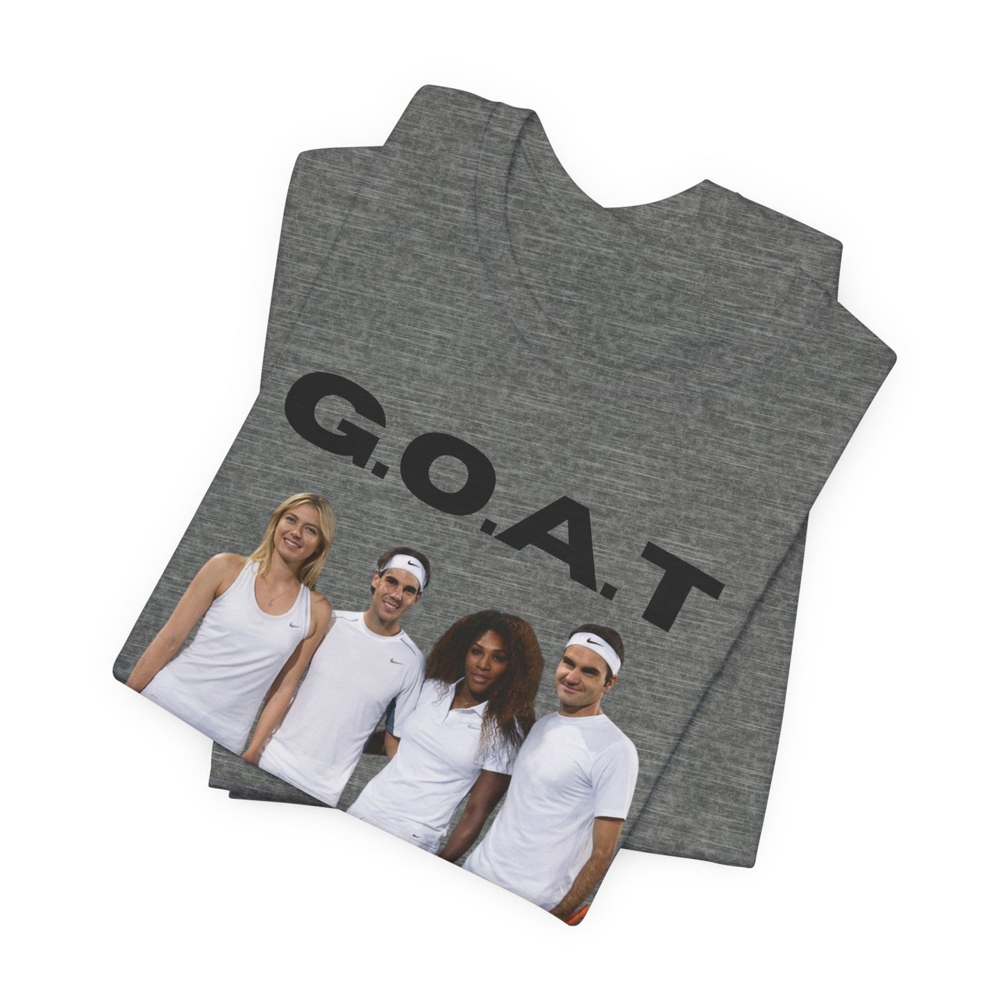 G.O.A.T. Tennis Team Graphic Tee - Federer, Serena, Nadal, Sharapova