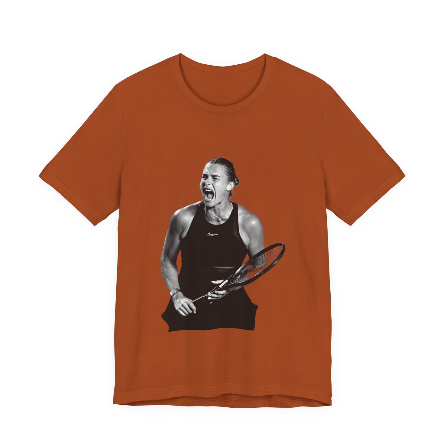 Tennis Player Sabalenka Graphic Tee — Energetic Champion Tennis T‑Shirt