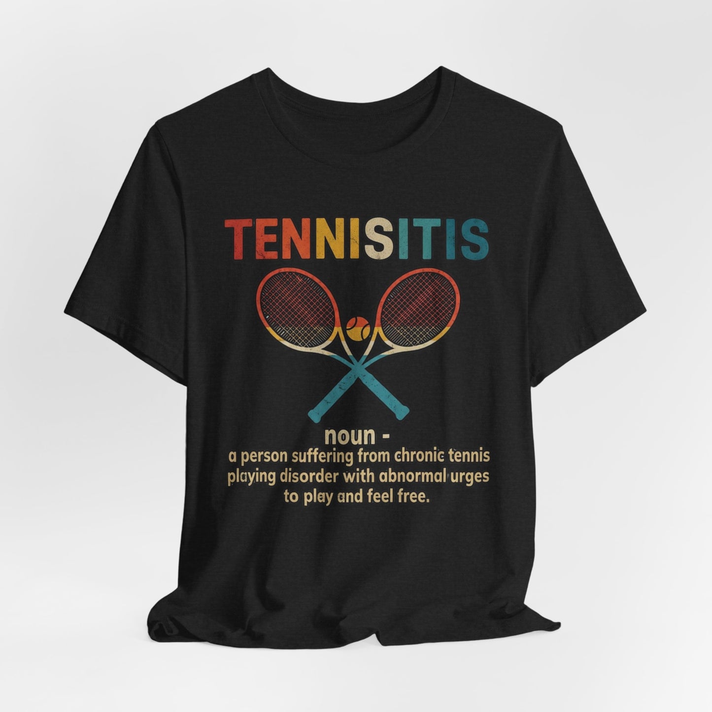 Tennisitis T-Shirt – Vintage Tennis Rackets Graphic Tee