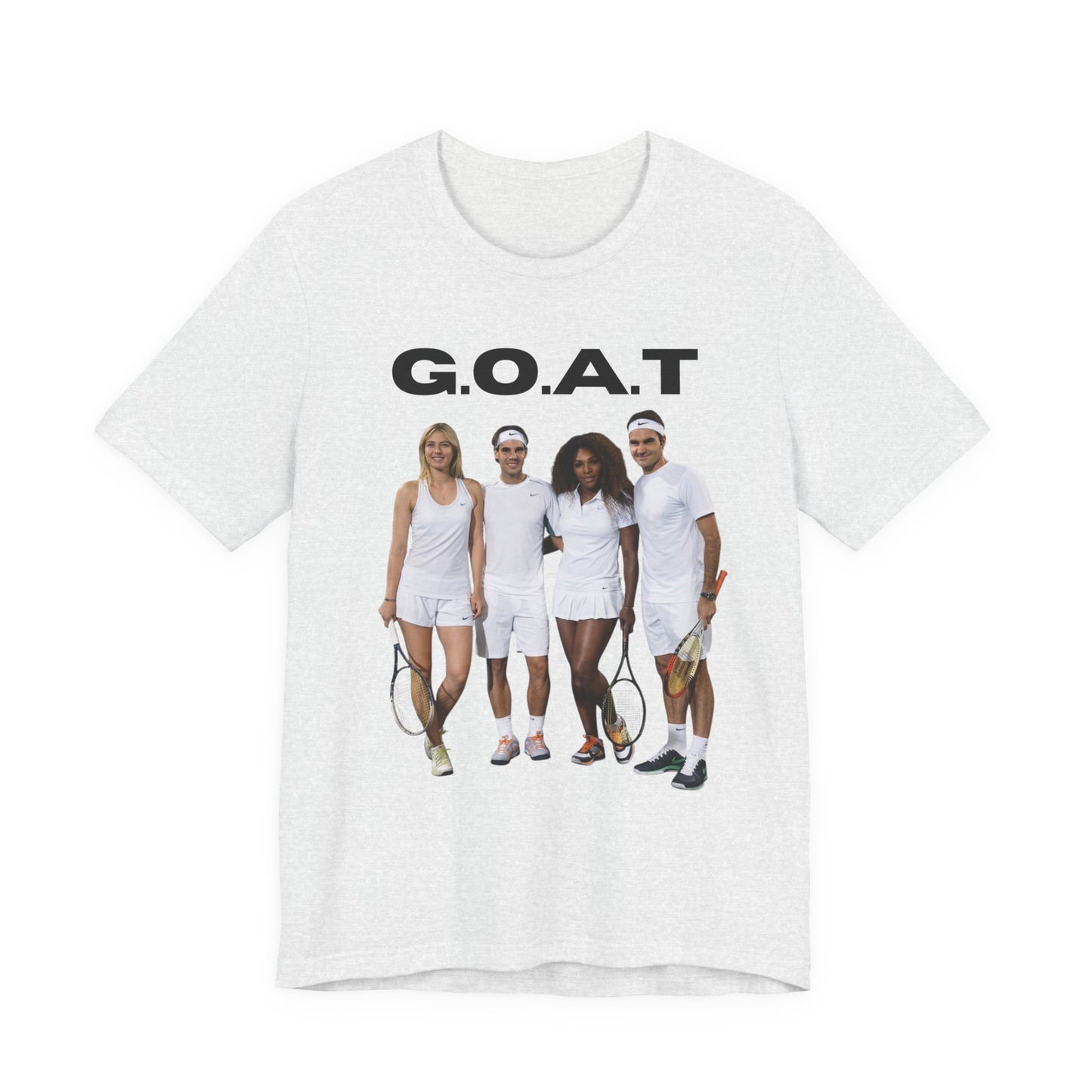 G.O.A.T. Tennis Team Graphic Tee - Federer, Serena, Nadal, Sharapova
