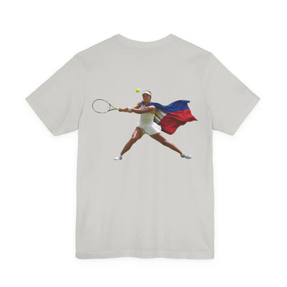 Alex Eala Colorblock Name Tee — Kids & Fans Tennis Player Tribute Shirt