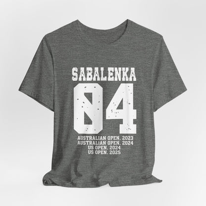 Sabalenka Short Sleeve Tee — Minimal Classic Blank T‑Shirt