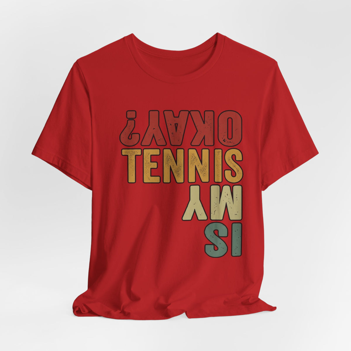 Tennis Is My Okay? Tee — Retro Tennis Graphic T-Shirt