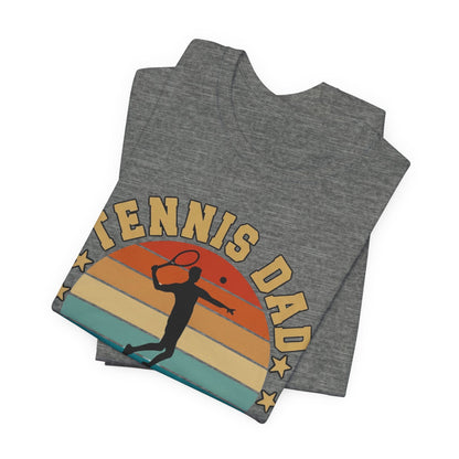 Tennis Dad Tee - "Like a Regular Dad but Cooler" Retro Tennis Father's Day Shirt