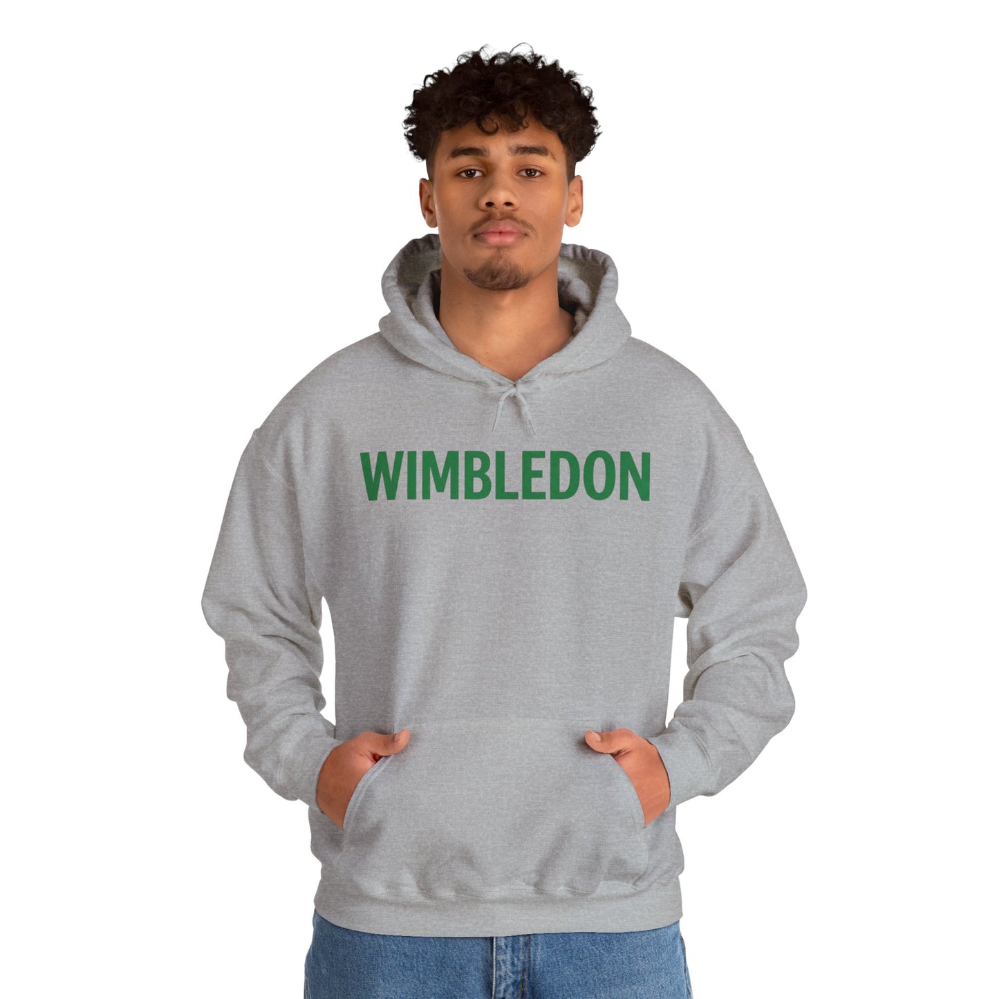 Wimbledon Hoodie — Classic Green Tennis Logo Pullover