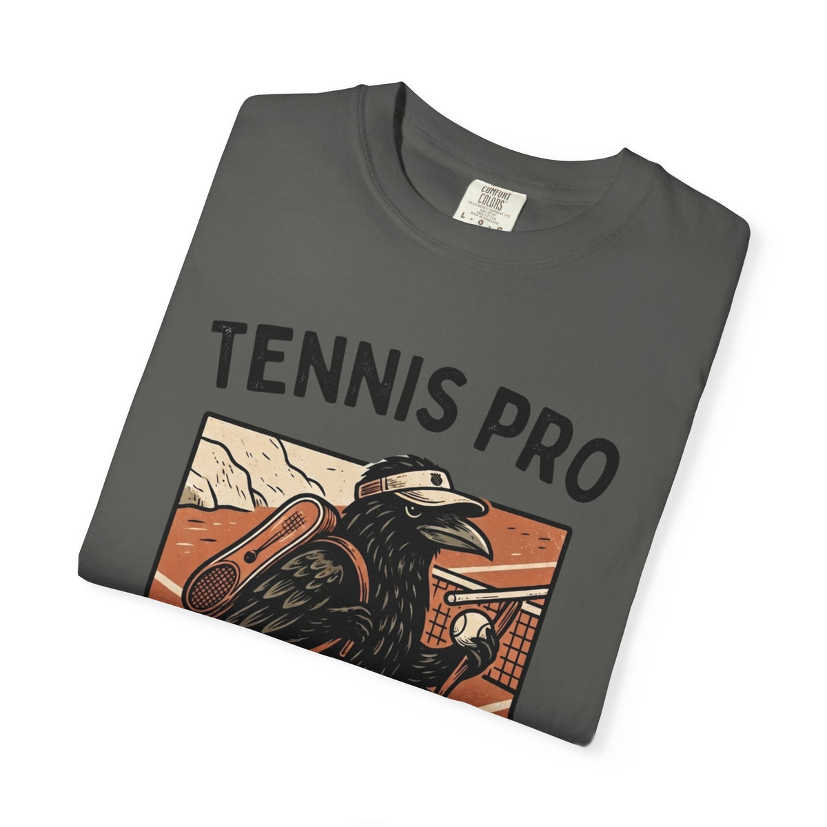 Tennis Pro T‑Shirt — Vintage Raven Tennis Graphic