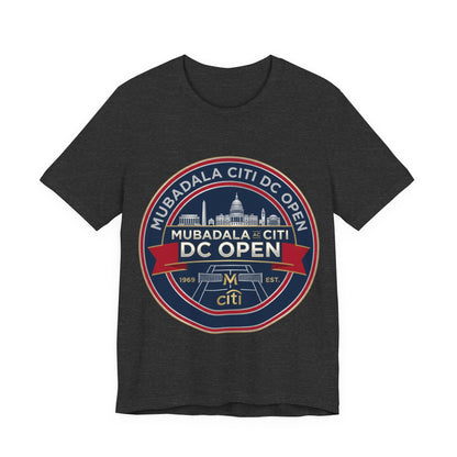 DC Open Tennis Tee — 'Mubadala Citi DC Open' Vintage Badge Shirt