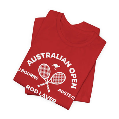 Classic White Tennis Tee — Unisex Jersey Short Sleeve