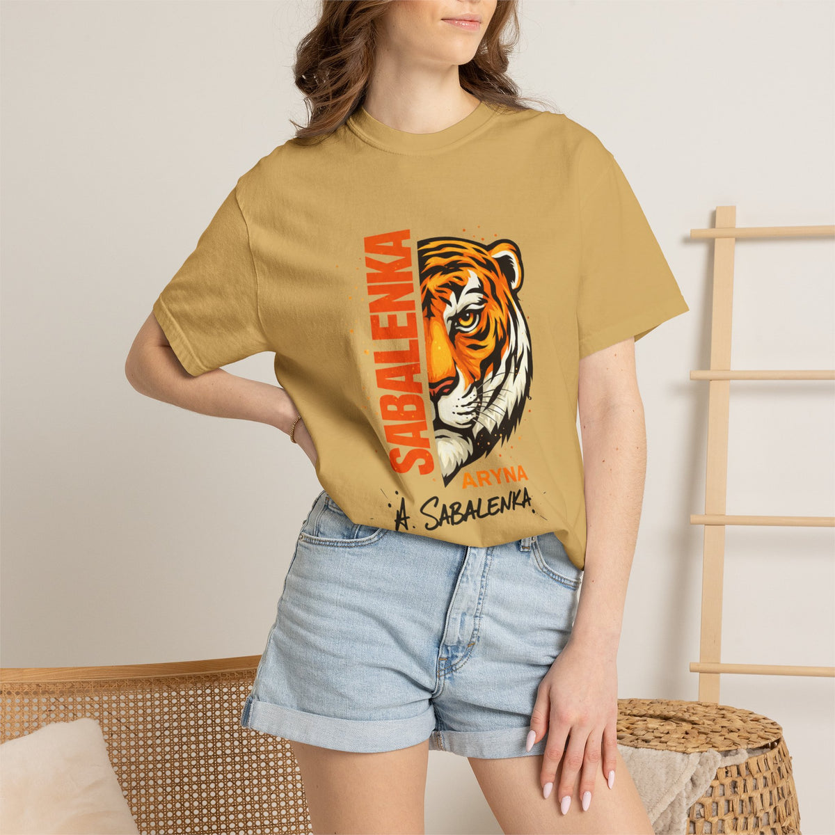 Aryna Sabalenka Tiger T-Shirt — Sabalenka Tennis Fan Tee