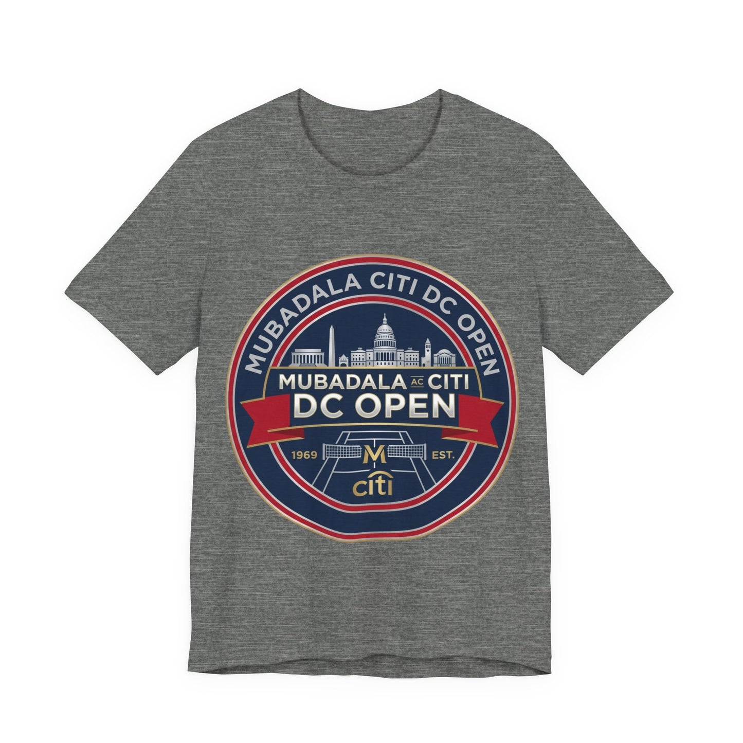 DC Open Tennis Tee — 'Mubadala Citi DC Open' Vintage Badge Shirt