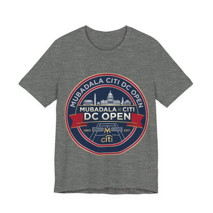 DC Open Tennis Tee — 'Mubadala Citi DC Open' Vintage Badge Shirt