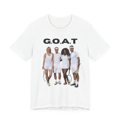 G.O.A.T. Tennis Team Graphic Tee - Federer, Serena, Nadal, Sharapova