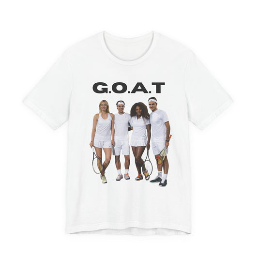 G.O.A.T. Tennis Team Graphic Tee - Federer, Serena, Nadal, Sharapova
