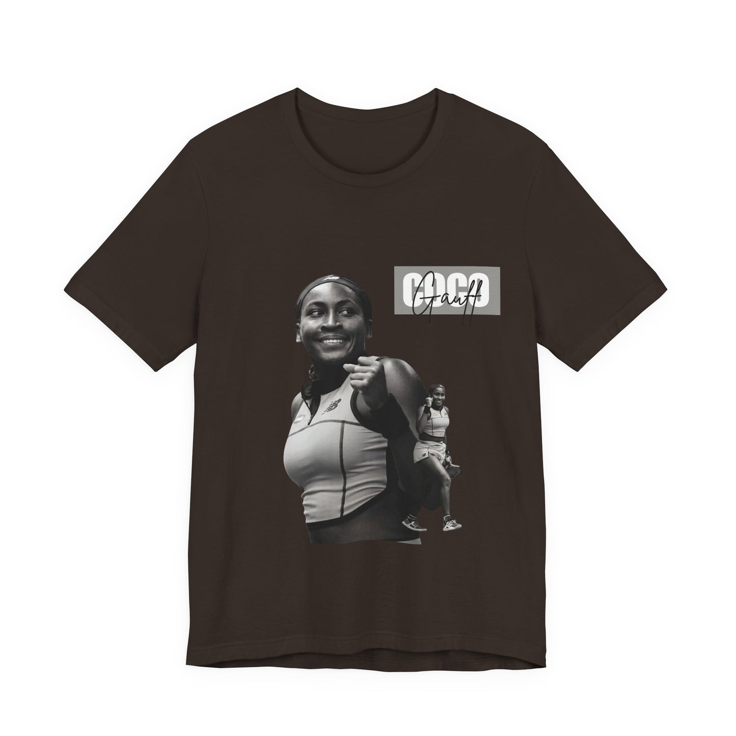 GOGP Graphic Tee — Black & White Motivational Photo T-Shirt